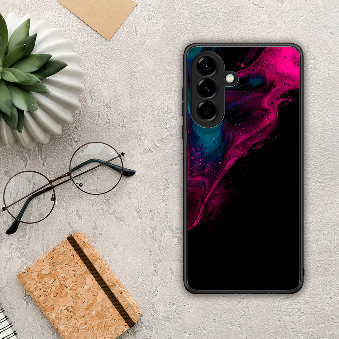 Watercolor Pink Black - Samsung Galaxy A56 θήκη