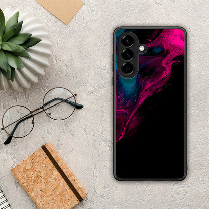 Watercolor Pink Black - Samsung Galaxy A56 θήκη