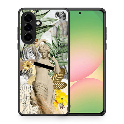 Θήκη Samsung Galaxy A56 Woman Statue από τη Smartfits με σχέδιο στο πίσω μέρος και μαύρο περίβλημα | Samsung Galaxy A56 Woman Statue case with colorful back and black bezels