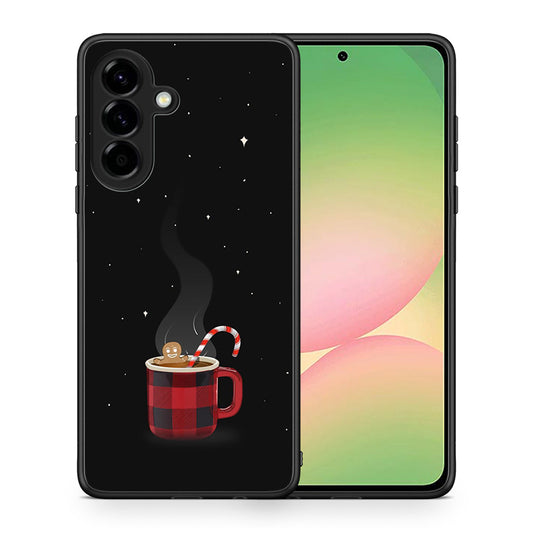 Θήκη Samsung Galaxy A56 Xmas Bathing από τη Smartfits με σχέδιο στο πίσω μέρος και μαύρο περίβλημα | Samsung Galaxy A56 Xmas Bathing case with colorful back and black bezels