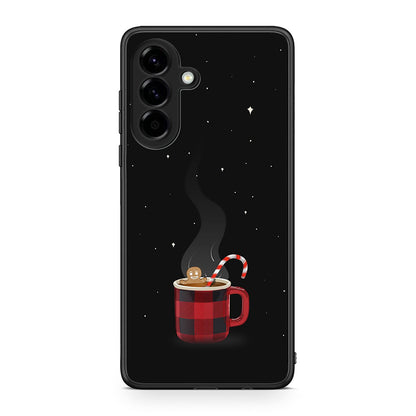 Samsung Galaxy A56 Xmas Bathing θήκη από τη Smartfits με σχέδιο στο πίσω μέρος και μαύρο περίβλημα | Smartphone case with colorful back and black bezels by Smartfits