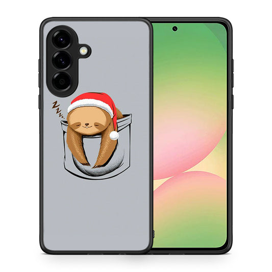 Θήκη Samsung Galaxy A56 Xmas Zzzz από τη Smartfits με σχέδιο στο πίσω μέρος και μαύρο περίβλημα | Samsung Galaxy A56 Xmas Zzzz case with colorful back and black bezels