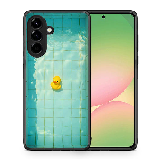 Θήκη Samsung Galaxy A56 Yellow Duck από τη Smartfits με σχέδιο στο πίσω μέρος και μαύρο περίβλημα | Samsung Galaxy A56 Yellow Duck case with colorful back and black bezels
