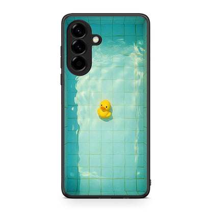 Samsung Galaxy A56 Yellow Duck θήκη από τη Smartfits με σχέδιο στο πίσω μέρος και μαύρο περίβλημα | Smartphone case with colorful back and black bezels by Smartfits