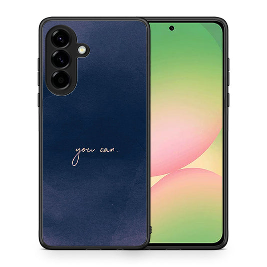 Θήκη Samsung Galaxy A56 You Can από τη Smartfits με σχέδιο στο πίσω μέρος και μαύρο περίβλημα | Samsung Galaxy A56 You Can case with colorful back and black bezels