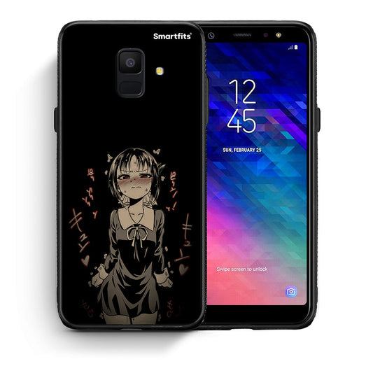 Θήκη Samsung A6 2018 Anime Girl από τη Smartfits με σχέδιο στο πίσω μέρος και μαύρο περίβλημα | Samsung A6 2018 Anime Girl case with colorful back and black bezels