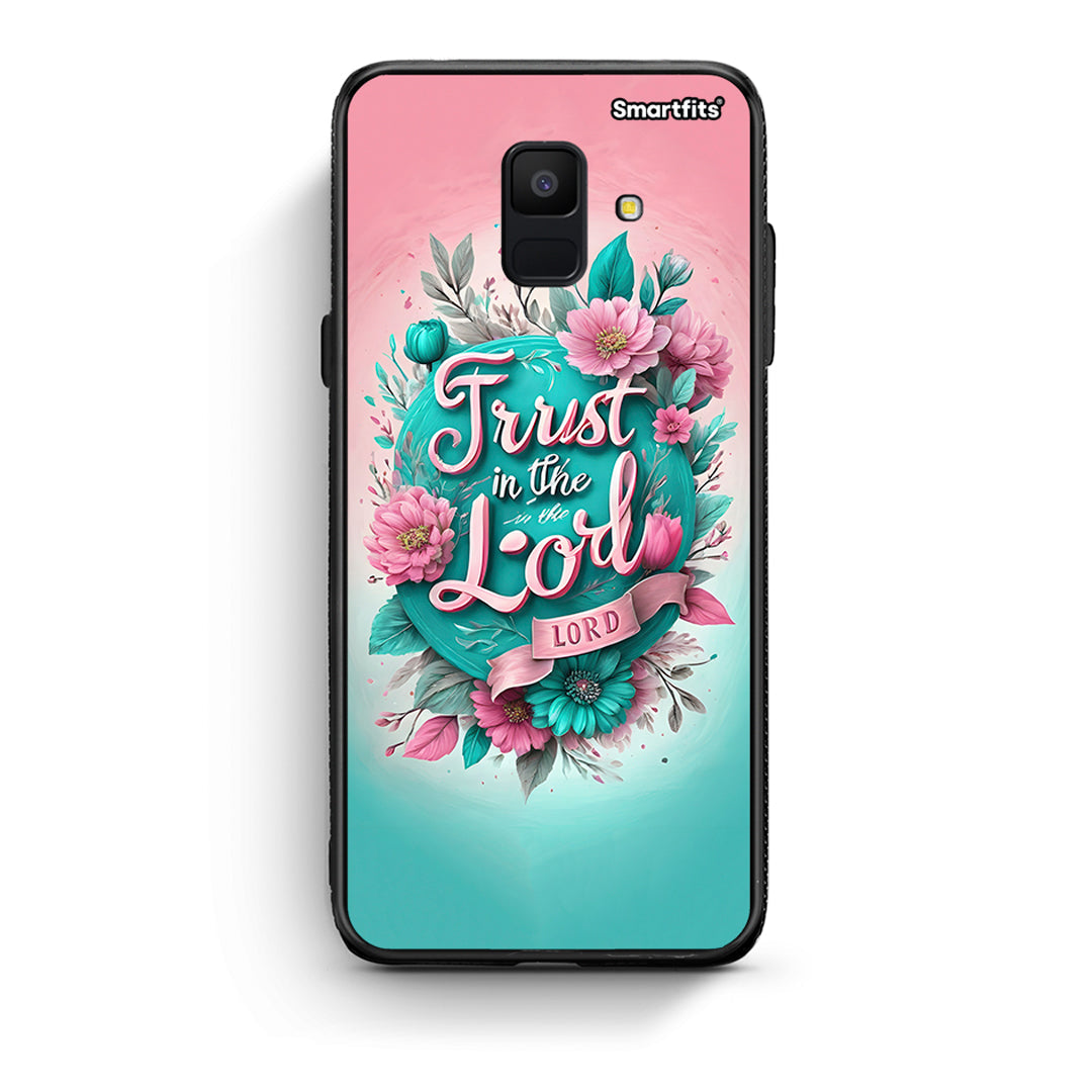 samsung A6 Lord Trust θήκη από τη Smartfits με σχέδιο στο πίσω μέρος και μαύρο περίβλημα | Smartphone case with colorful back and black bezels by Smartfits