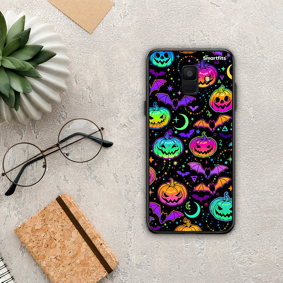 Neon Halloween - Samsung Galaxy A6 2018 θήκη