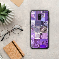 Thumbnail for Purple Aesthetic Collage - Samsung Galaxy A6 2018 θήκη