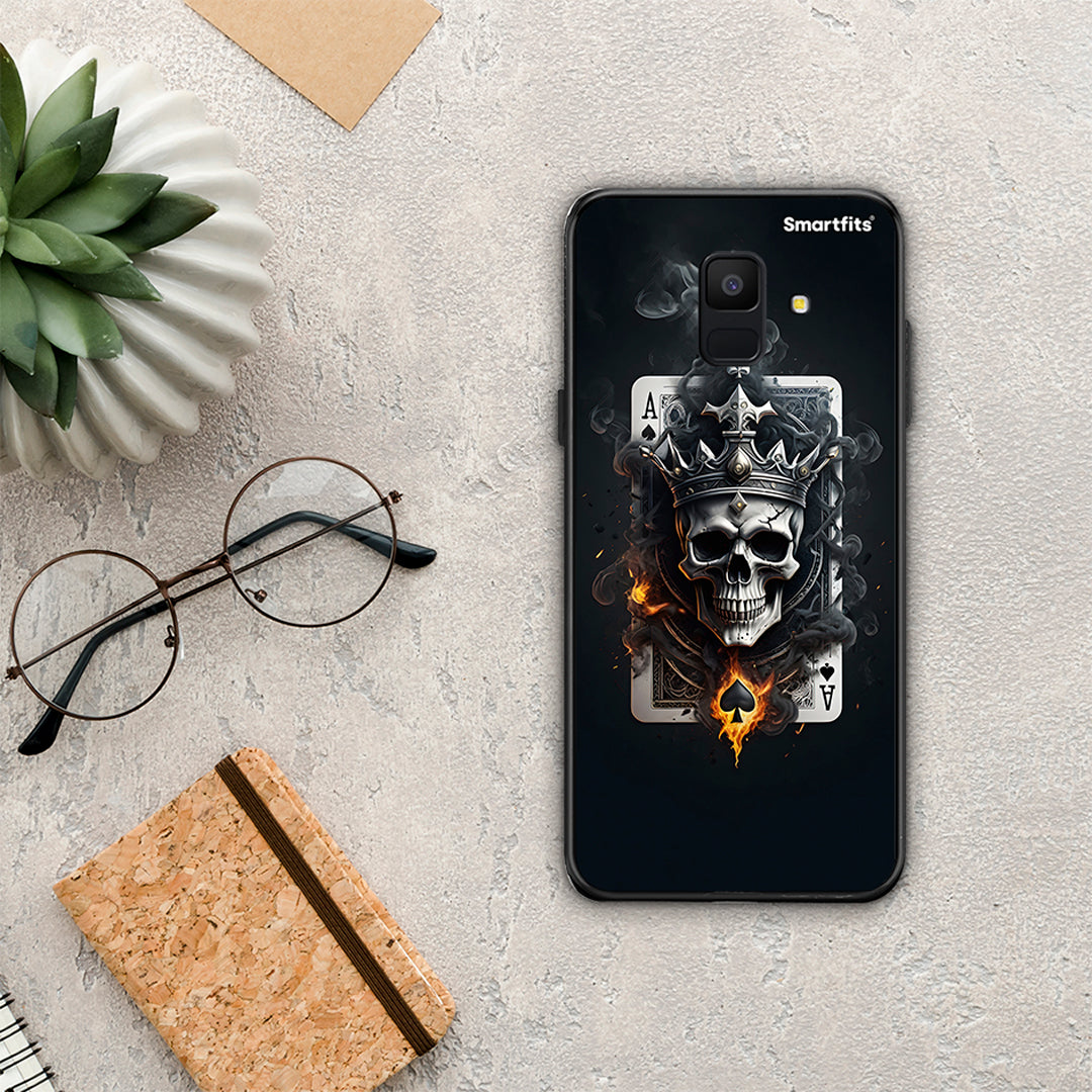 Skull King Ace - Samsung Galaxy A6 2018 θήκη