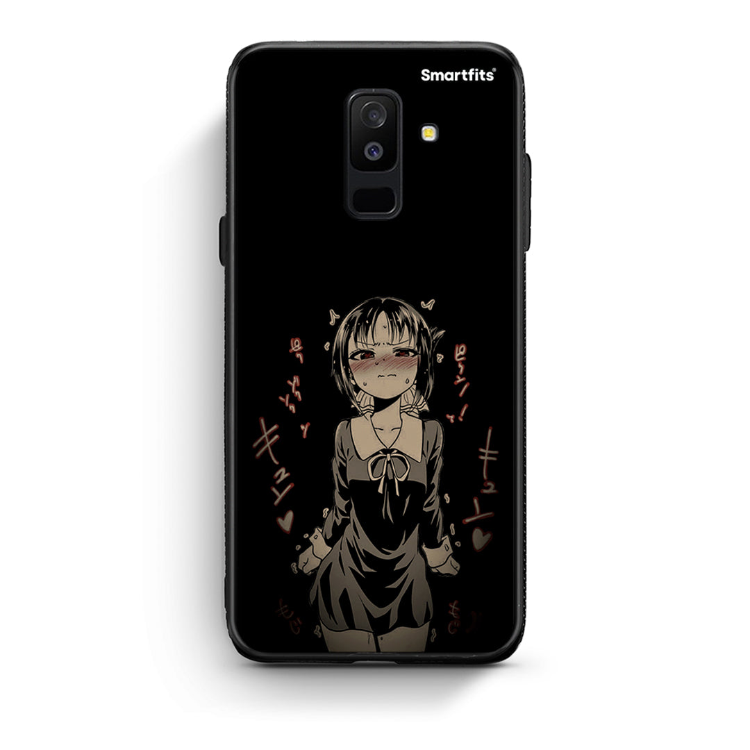 samsung A6 Plus Anime Girl θήκη από τη Smartfits με σχέδιο στο πίσω μέρος και μαύρο περίβλημα | Smartphone case with colorful back and black bezels by Smartfits