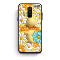 Thumbnail for samsung A6 Plus Bubble Daisies θήκη από τη Smartfits με σχέδιο στο πίσω μέρος και μαύρο περίβλημα | Smartphone case with colorful back and black bezels by Smartfits