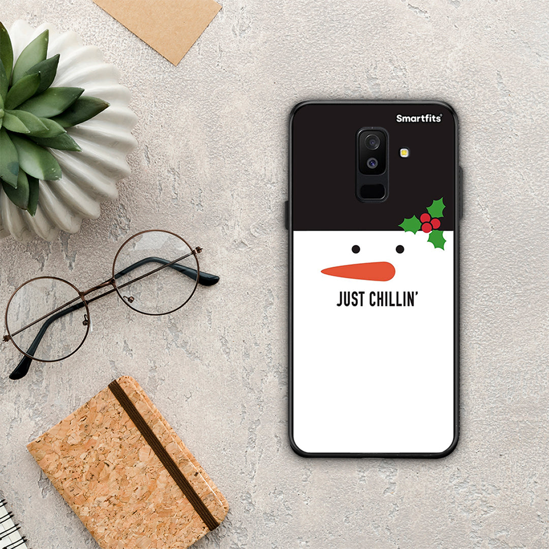Christmas Chillin - Samsung Galaxy A6+ 2018 θήκη