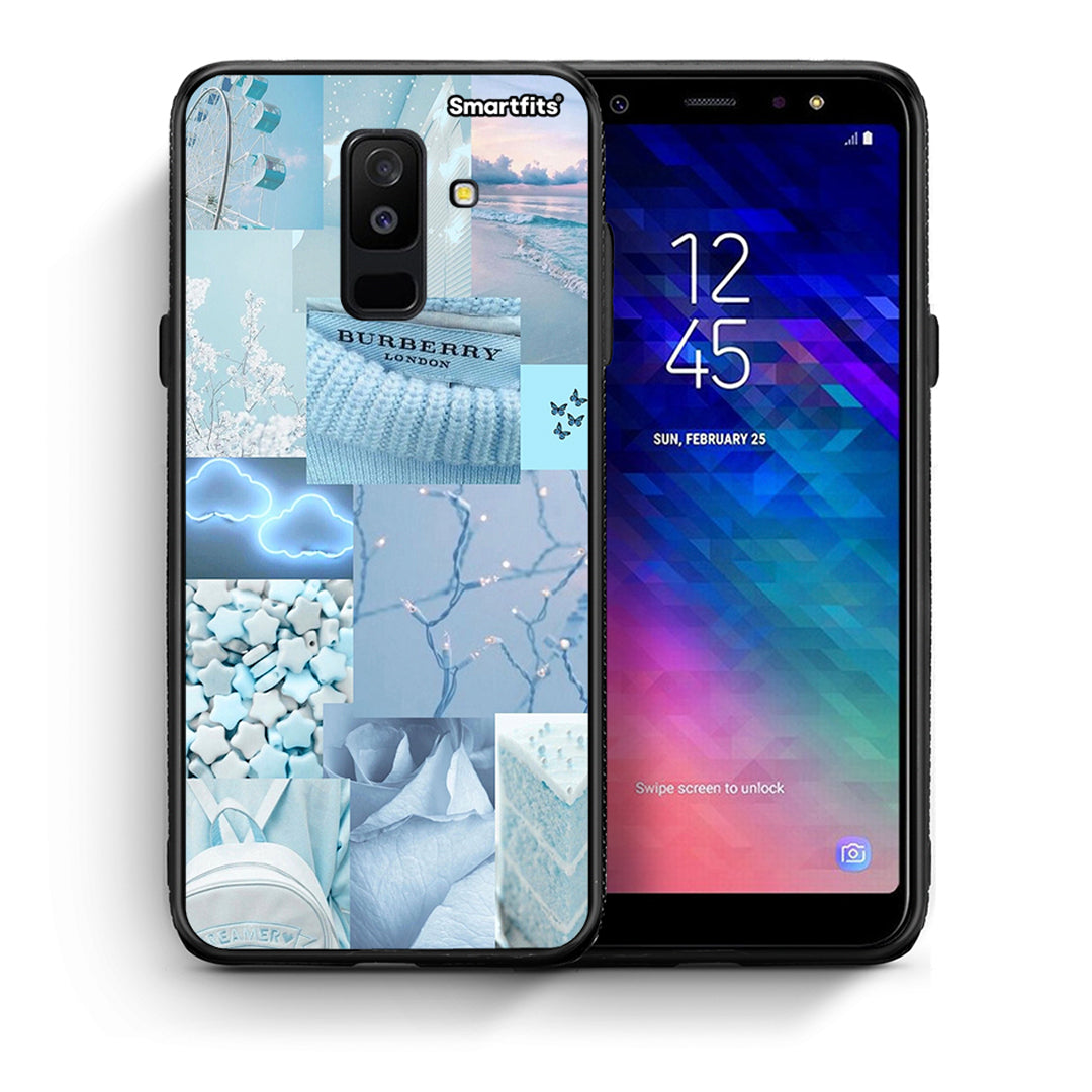 Θήκη Samsung A6+ 2018 Ciel Aesthetic Collage από τη Smartfits με σχέδιο στο πίσω μέρος και μαύρο περίβλημα | Samsung A6+ 2018 Ciel Aesthetic Collage case with colorful back and black bezels