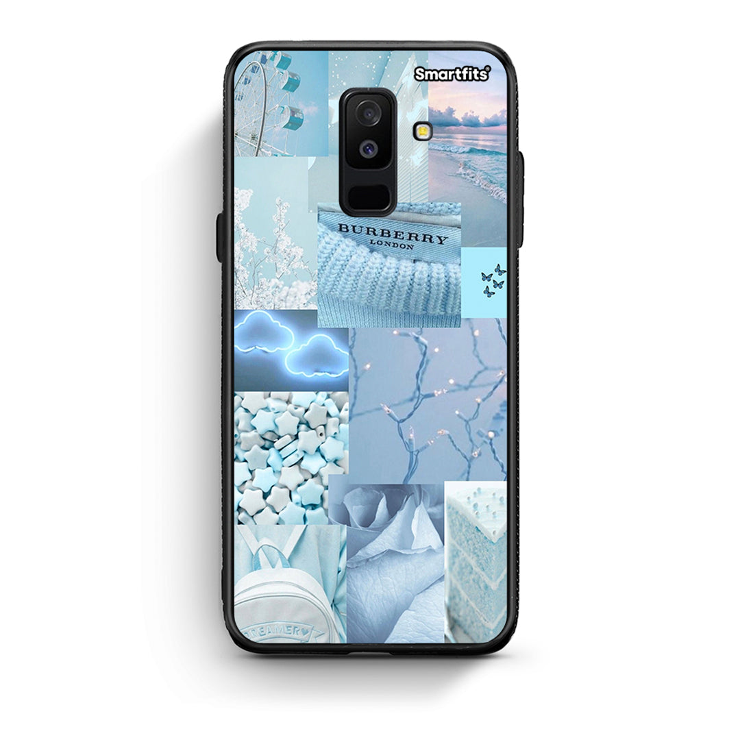 samsung A6 Plus Ciel Aesthetic Collage θήκη από τη Smartfits με σχέδιο στο πίσω μέρος και μαύρο περίβλημα | Smartphone case with colorful back and black bezels by Smartfits