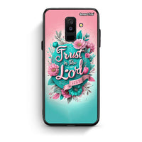 Thumbnail for samsung A6 Plus Lord Trust θήκη από τη Smartfits με σχέδιο στο πίσω μέρος και μαύρο περίβλημα | Smartphone case with colorful back and black bezels by Smartfits