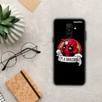 Unicorn Deadpool - Samsung Galaxy A6+ 2018 θήκη