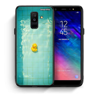 Thumbnail for Θήκη Samsung A6+ 2018 Yellow Duck από τη Smartfits με σχέδιο στο πίσω μέρος και μαύρο περίβλημα | Samsung A6+ 2018 Yellow Duck case with colorful back and black bezels