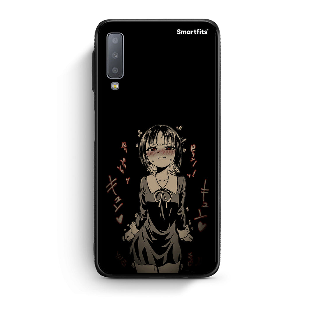 samsung A7 Anime Girl θήκη από τη Smartfits με σχέδιο στο πίσω μέρος και μαύρο περίβλημα | Smartphone case with colorful back and black bezels by Smartfits