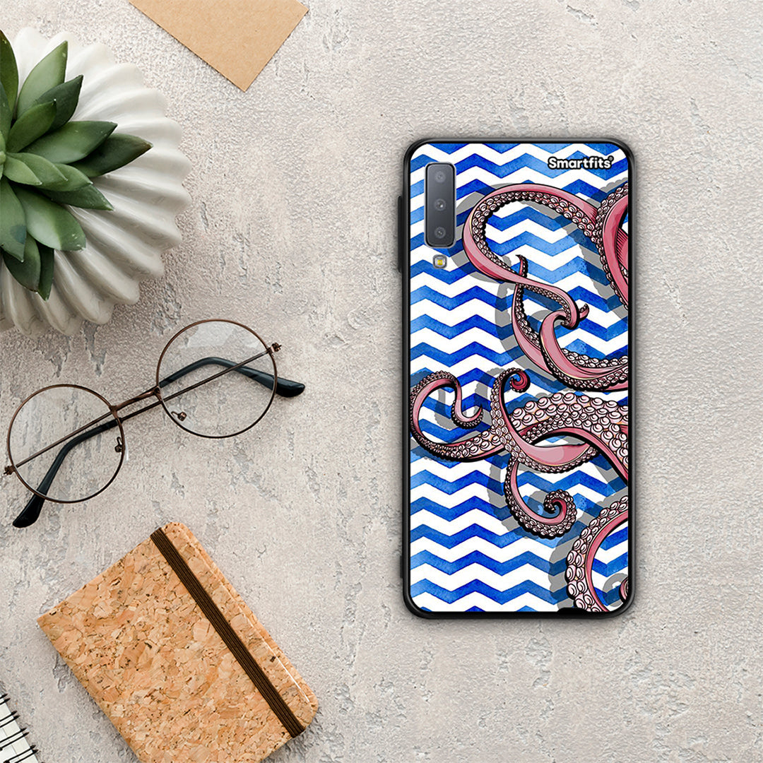 Chevron Devilfish - Samsung Galaxy A7 2018 θήκη