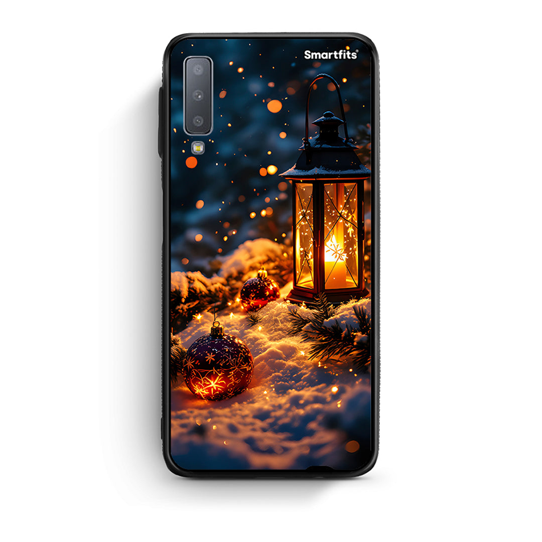 samsung A7 Christmas Ornaments θήκη από τη Smartfits με σχέδιο στο πίσω μέρος και μαύρο περίβλημα | Smartphone case with colorful back and black bezels by Smartfits