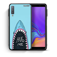 Thumbnail for Θήκη Samsung A7 2018 Hug Me από τη Smartfits με σχέδιο στο πίσω μέρος και μαύρο περίβλημα | Samsung A7 2018 Hug Me case with colorful back and black bezels
