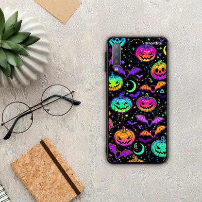 Neon Halloween - Samsung Galaxy A7 2018 θήκη