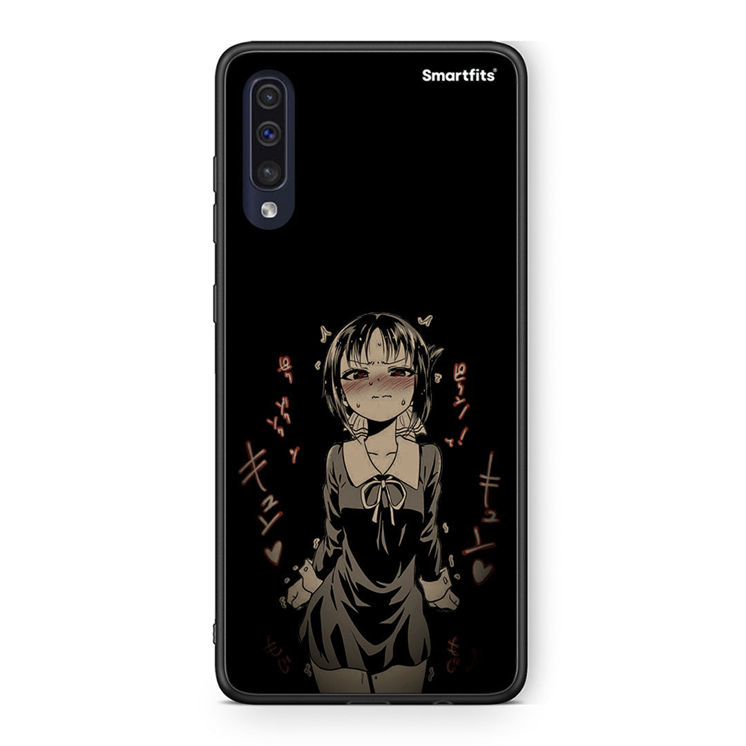 Samsung A70 Anime Girl θήκη από τη Smartfits με σχέδιο στο πίσω μέρος και μαύρο περίβλημα | Smartphone case with colorful back and black bezels by Smartfits