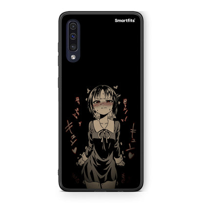 Samsung A70 Anime Girl θήκη από τη Smartfits με σχέδιο στο πίσω μέρος και μαύρο περίβλημα | Smartphone case with colorful back and black bezels by Smartfits