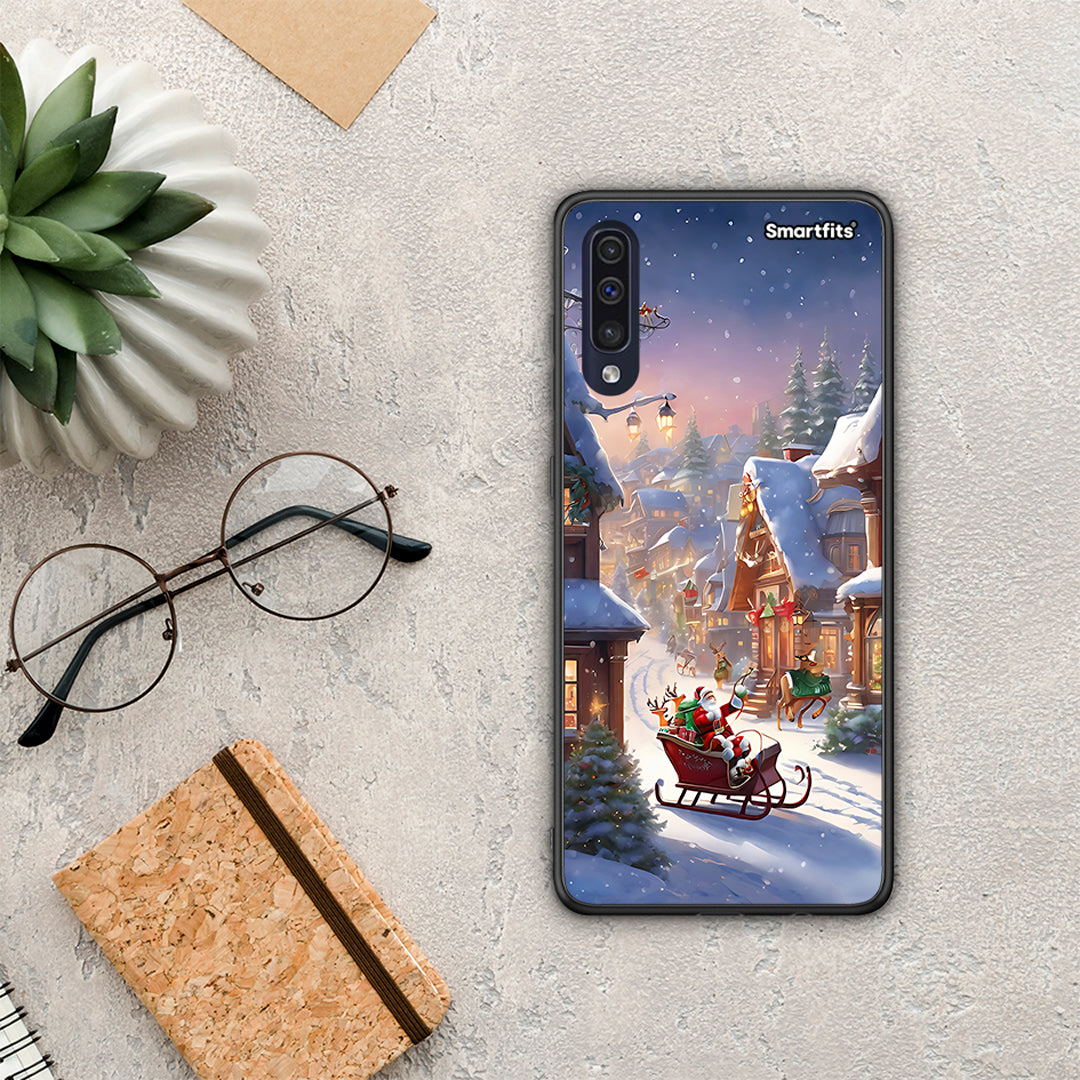 Christmas Snow - Samsung Galaxy A70 θήκη