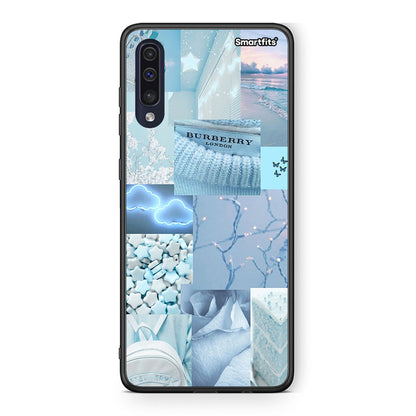 Samsung A70 Ciel Aesthetic Collage θήκη από τη Smartfits με σχέδιο στο πίσω μέρος και μαύρο περίβλημα | Smartphone case with colorful back and black bezels by Smartfits