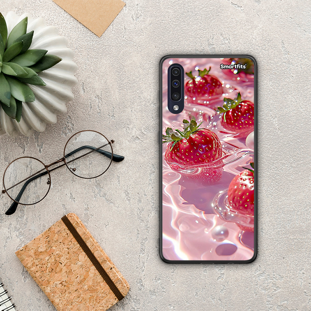 Juicy Strawberries - Samsung Galaxy A70 θήκη