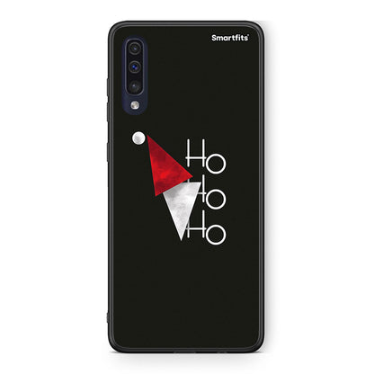 Samsung A70 Minimal Christmas θήκη από τη Smartfits με σχέδιο στο πίσω μέρος και μαύρο περίβλημα | Smartphone case with colorful back and black bezels by Smartfits