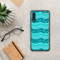 Thumbnail for Swimming Dolphins - Samsung Galaxy A70 θήκη