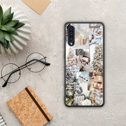 White Christmas - Samsung Galaxy A70 θήκη