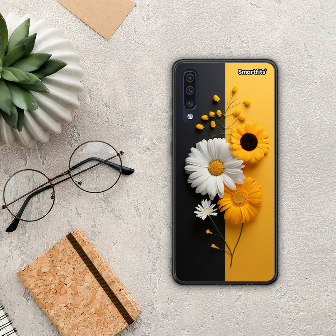 Yellow Daisies - Samsung Galaxy A70 θήκη