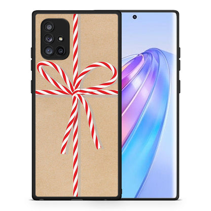 Θήκη Samsung Galaxy A71 5G Christmas Gift από τη Smartfits με σχέδιο στο πίσω μέρος και μαύρο περίβλημα | Samsung Galaxy A71 5G Christmas Gift case with colorful back and black bezels