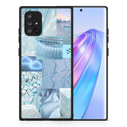 Θήκη Samsung Galaxy A71 5G Ciel Aesthetic Collage από τη Smartfits με σχέδιο στο πίσω μέρος και μαύρο περίβλημα | Samsung Galaxy A71 5G Ciel Aesthetic Collage case with colorful back and black bezels