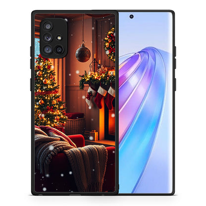 Θήκη Samsung Galaxy A71 5G Home For Christmas από τη Smartfits με σχέδιο στο πίσω μέρος και μαύρο περίβλημα | Samsung Galaxy A71 5G Home For Christmas case with colorful back and black bezels