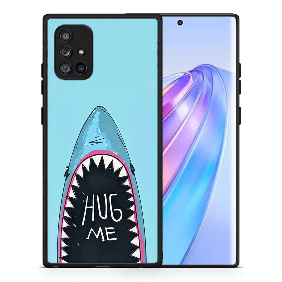 Θήκη Samsung Galaxy A71 5G Hug Me από τη Smartfits με σχέδιο στο πίσω μέρος και μαύρο περίβλημα | Samsung Galaxy A71 5G Hug Me case with colorful back and black bezels