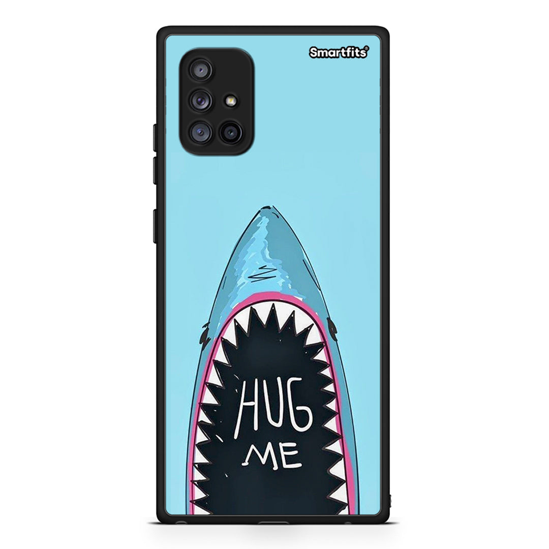 Samsung Galaxy A71 5G Hug Me θήκη από τη Smartfits με σχέδιο στο πίσω μέρος και μαύρο περίβλημα | Smartphone case with colorful back and black bezels by Smartfits