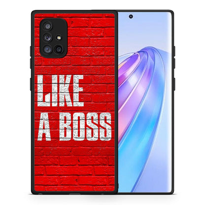 Θήκη Samsung Galaxy A71 5G Like A Boss από τη Smartfits με σχέδιο στο πίσω μέρος και μαύρο περίβλημα | Samsung Galaxy A71 5G Like A Boss case with colorful back and black bezels