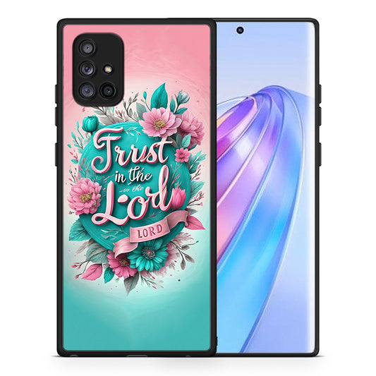 Θήκη Samsung Galaxy A71 5G Lord Trust από τη Smartfits με σχέδιο στο πίσω μέρος και μαύρο περίβλημα | Samsung Galaxy A71 5G Lord Trust case with colorful back and black bezels