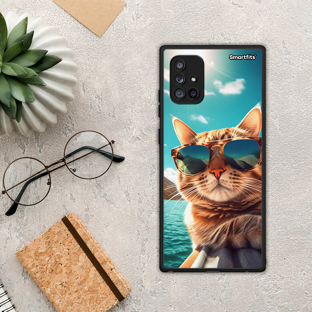 Summer Cat - Samsung Galaxy A71 5G θήκη