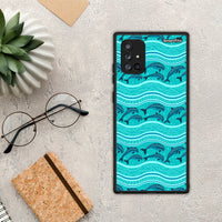 Thumbnail for Swimming Dolphins - Samsung Galaxy A71 5G θήκη