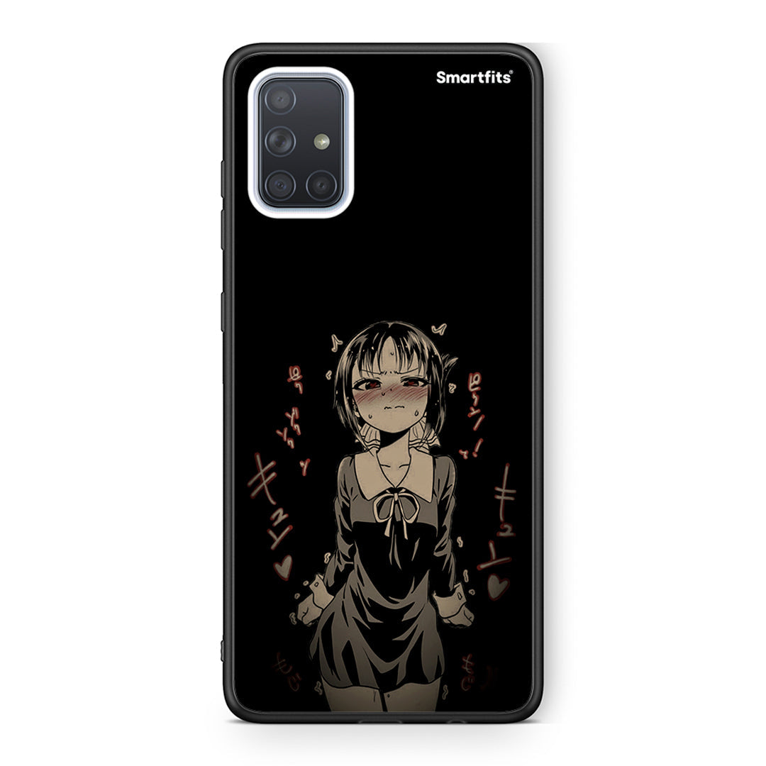 Samsung A71 Anime Girl θήκη από τη Smartfits με σχέδιο στο πίσω μέρος και μαύρο περίβλημα | Smartphone case with colorful back and black bezels by Smartfits