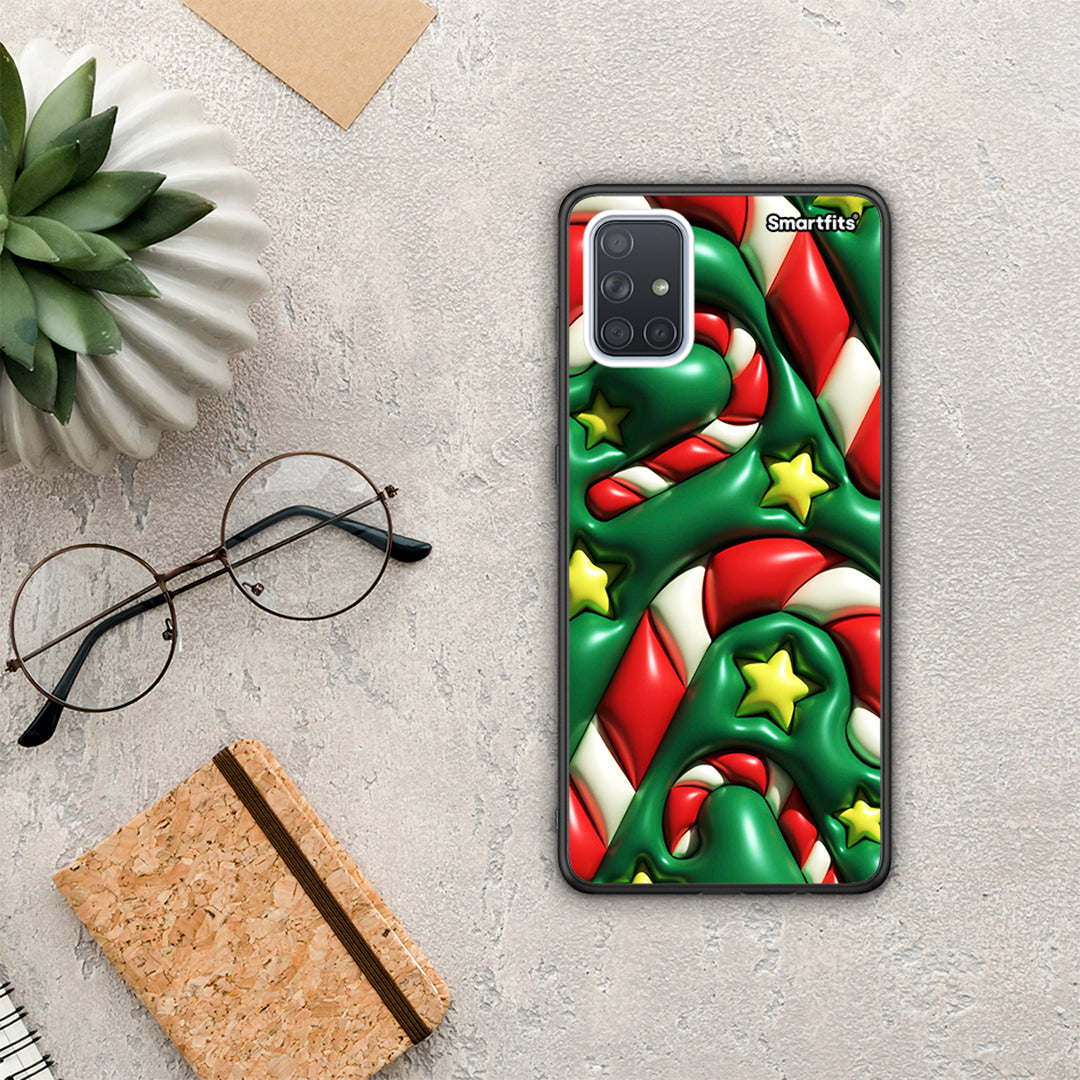 Christmas Bubbles - Samsung Galaxy A71 θήκη