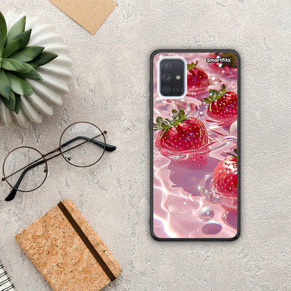 Juicy Strawberries - Samsung Galaxy A71 θήκη