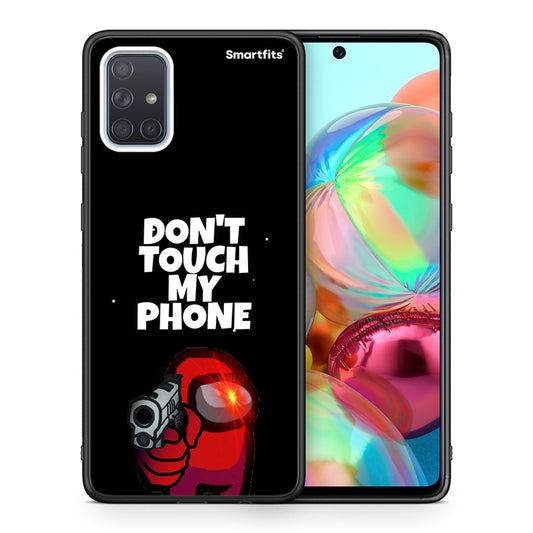 Θήκη Samsung A71 My Phone από τη Smartfits με σχέδιο στο πίσω μέρος και μαύρο περίβλημα | Samsung A71 My Phone case with colorful back and black bezels