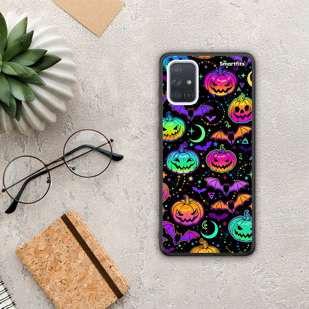 Neon Halloween - Samsung Galaxy A71 θήκη